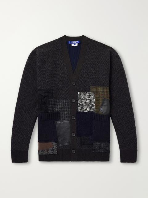Junya Watanabe MAN Patchwork Wool-Blend Cardigan