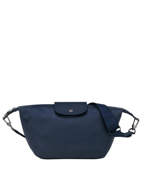 Le Pliage Green L Tote bag Navy - Recycled canvas (L1899919P68)