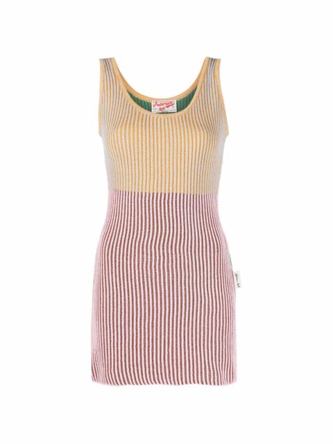 Andersson Bell colour-block ribbed knit vest