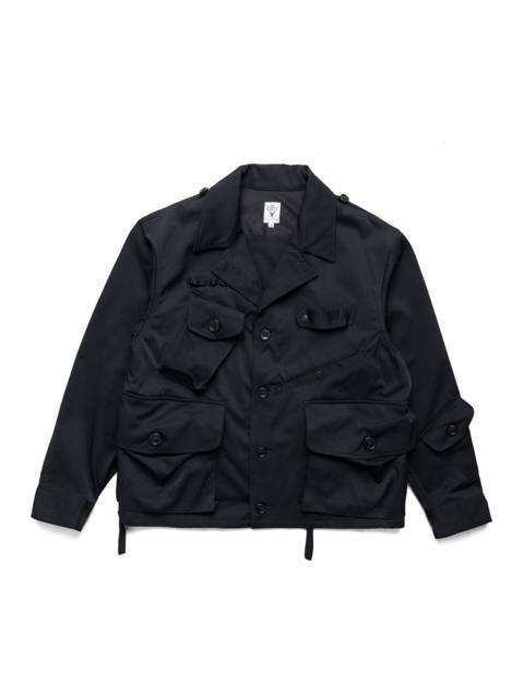 South2 West8 Tenkara Shirt Nylon Twill - Black