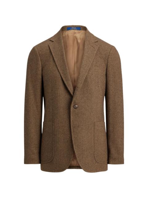 Polo Ralph Lauren herringbone patch-pocket jacket