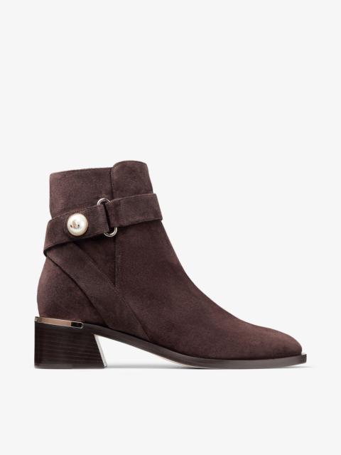 Noor 45
Coffee Velvet Suede Ankle Boots