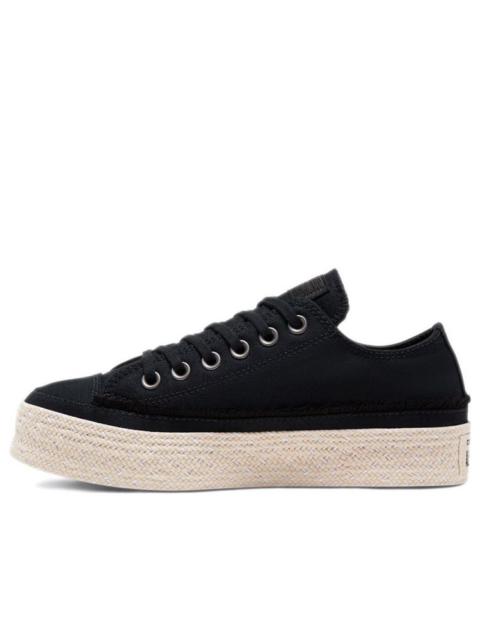 Converse (WMNS) Converse Chuck Taylor All Star Espadrille Low 'Trail to Cove - Black' 567685C