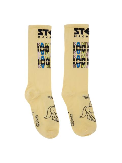 Yellow Fantasia Centaurette Socks