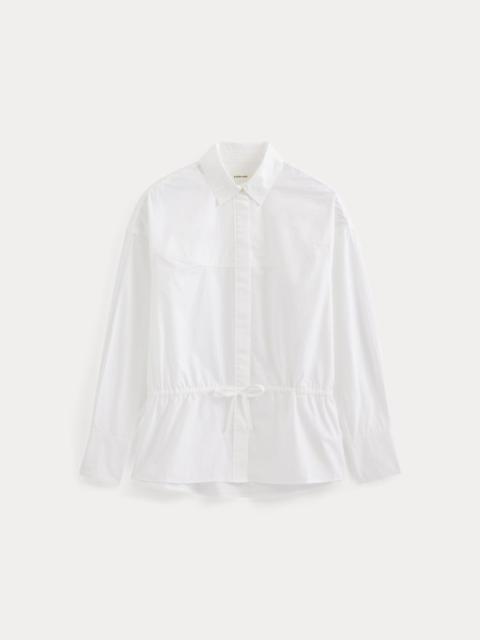 EVERLANE OVERSIZED CINCHED SHIRT IN ULTRASOFT COTTON