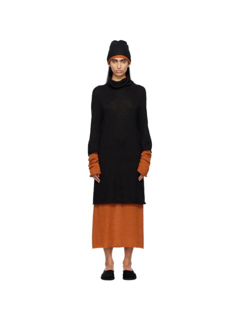 ISSEY MIYAKE Black Interplay Midi Dress