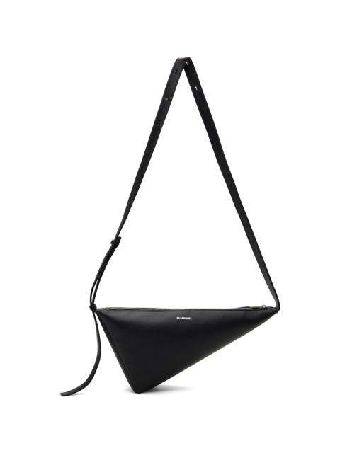 Jil Sander Black Triangle Crossbody Bag