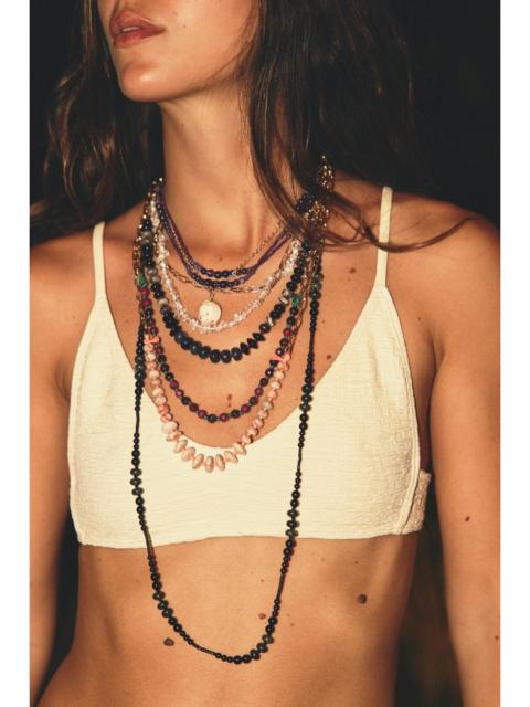 FREE PEOPLE Hailee Semiprecious Beaded Necklace