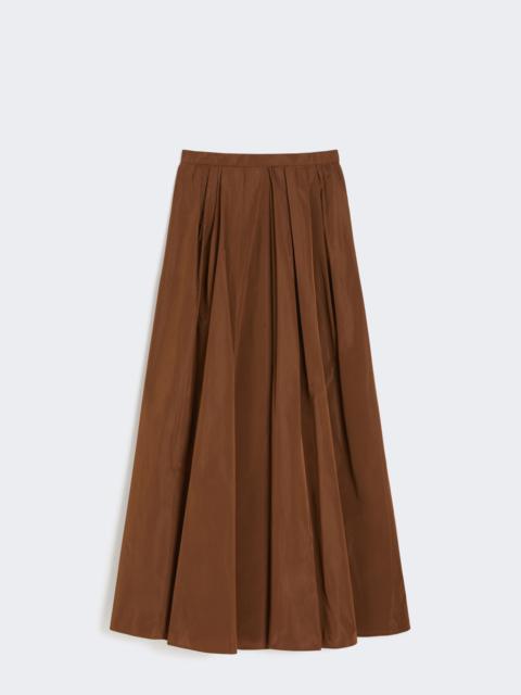 Max Mara GARONNA Long taffeta skirt