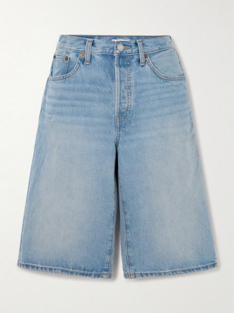 RE/DONE Skater Organic Denim Shorts