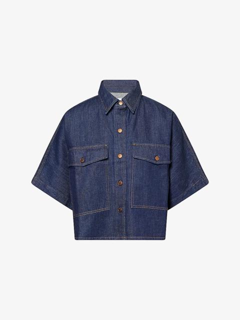 AGOLDE Taron Relaxed-Fit Denim Shirt