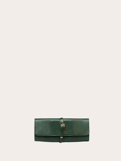 Liffner BELTED CLUTCH EMERALD