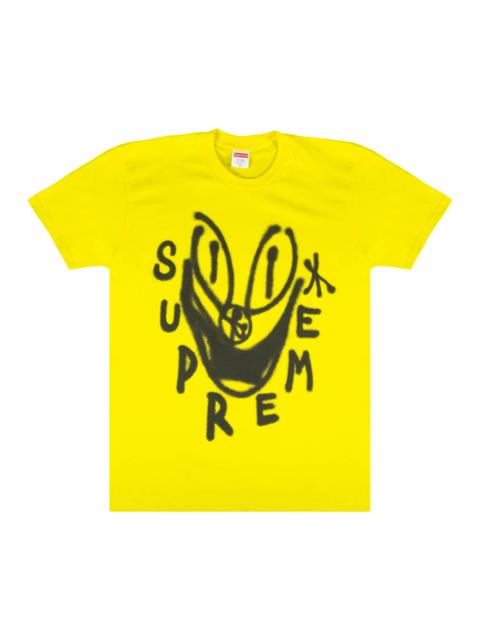 Supreme Smile T-Shirt 'Yellow'