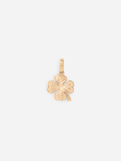 Good Luck yellow gold charm