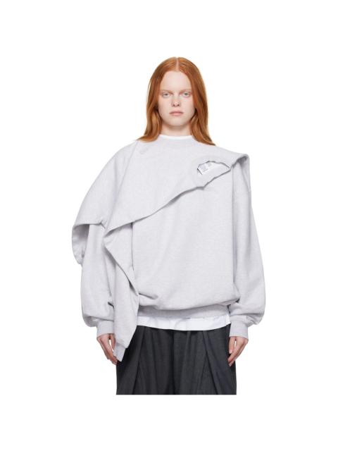 VETEMENTS Gray Double Layered Sweatshirt