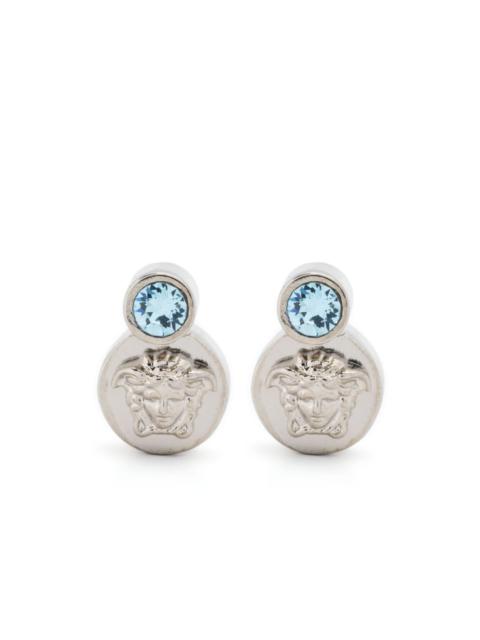 Medusa-plaque stud earrings
