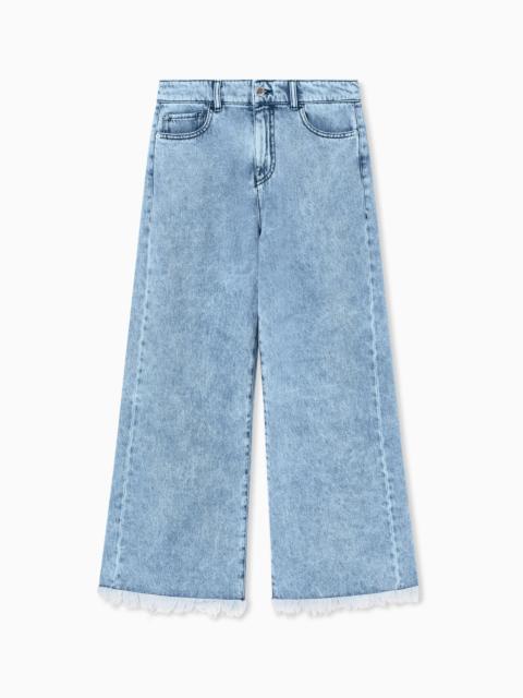 EMPORIO ARMANI J33 REGULAR-FIT, VINTAGE-LOOK DENIM JEANS