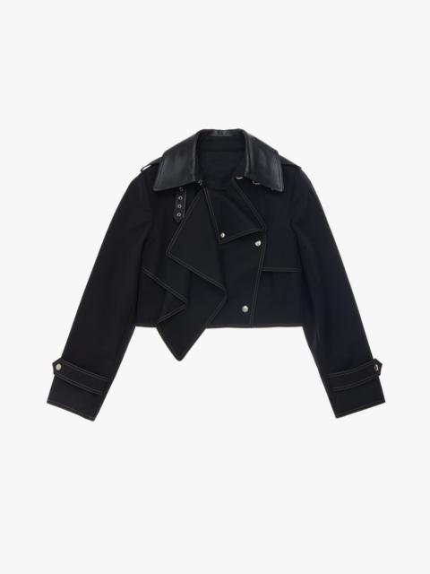 Helmut Lang CROPPED TRENCH JACKET