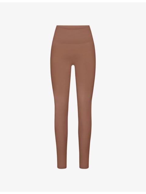 SKIMS High-Waisted Ribbed Wool-Blend Leggings