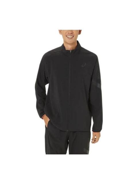Asics Asics A-I-M 차가운 뻗기 여름 길쌈된 재킷 'Performance 검정' 2031E542-001