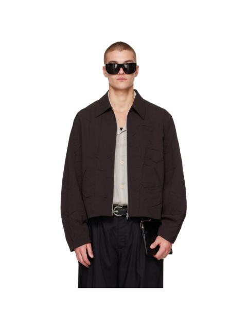 Our Legacy Brown Mini Jacket