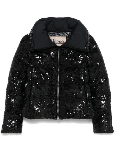Herno sequin-embellished jacket