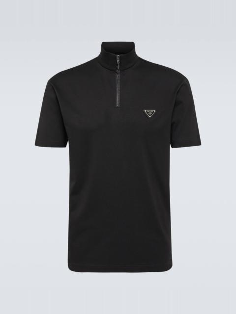 Prada Zip-up polo shirt