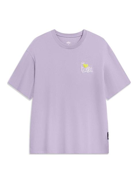 Li-Ning x Disney Oswald Graphic T-shirt 'Light Purple' AHST317-6