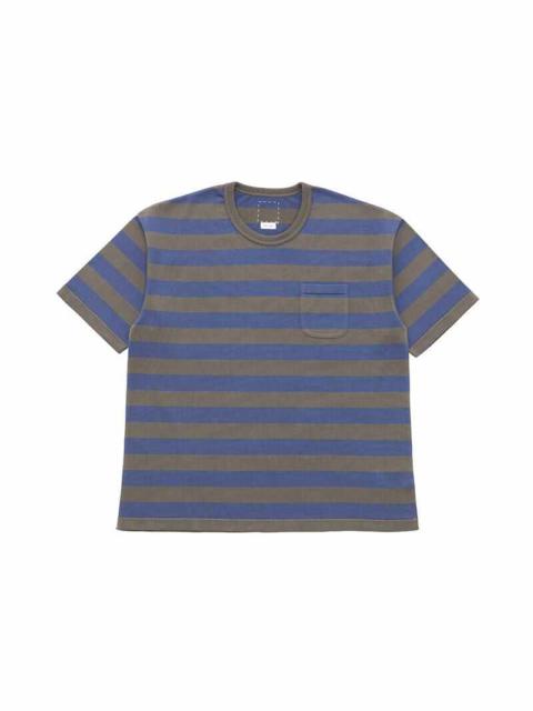 visvim BORDER JUMBO KNIT TEE S/S (SIC) OLIVE