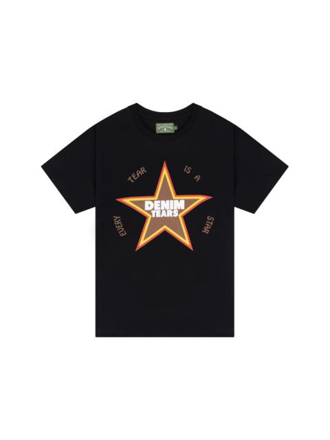 DENIM TEARS Denim Tears Every Tear Is A Star Tee Black