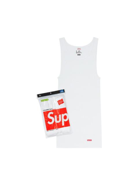 Supreme x Hanes Tank Tops (3 Pack) 'White'