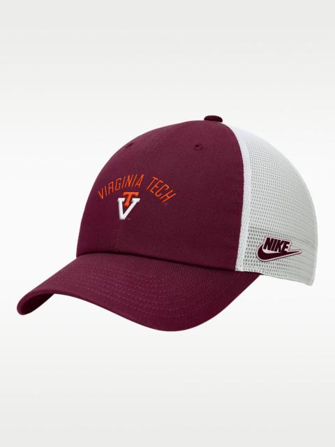Nike Nike College (Virginia Tech) Unstructured Trucker Cap