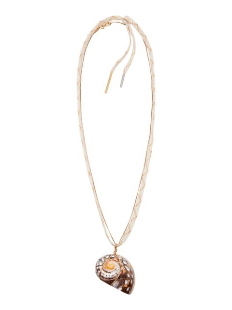 Dries Van Noten Shell Pendant Necklace