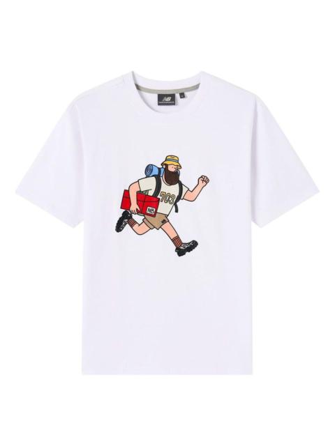 New Balance New Balance x JHI Classic Graphic Printed T-Shirt 'White' NEA6J063-WT