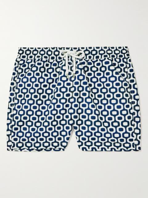 FRESCOBOL CARIOCA Slim-Fit Short-Length Printed Recycled Swimshorts