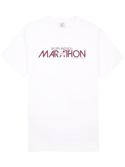 Sporty & Rich Marathon cotton T-shirt