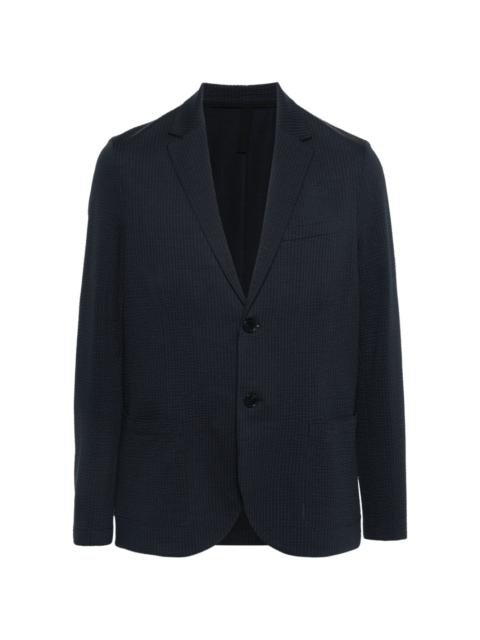 Harris Wharf London cotton-blend seersucker blazer