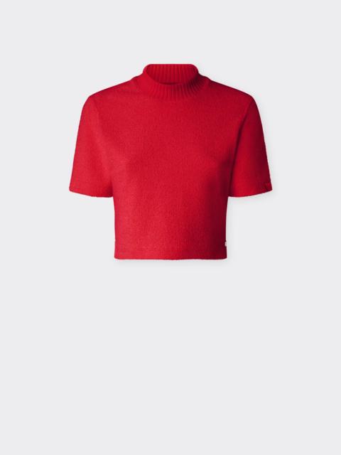 Ferrari Cotton-Blend Bouclé Top