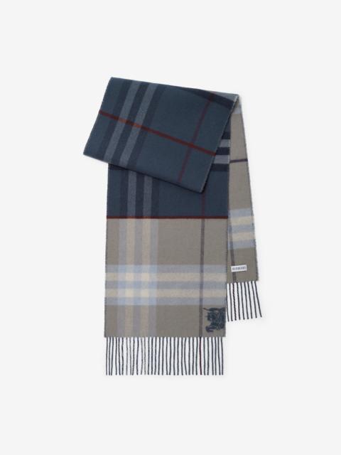 Burberry Contrast Check Cashmere Scarf