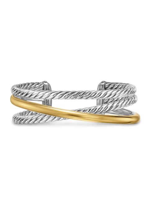 DAVID YURMAN Women's Crossover Three Row Cuff Bracelet in Sterling Silver - Silver
