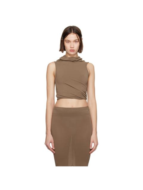 Rick Owens Lilies Tan Porterville Lola T-shirt