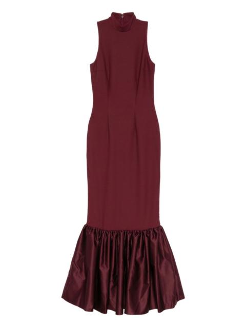 ROTATE ruffled-hem maxi dress