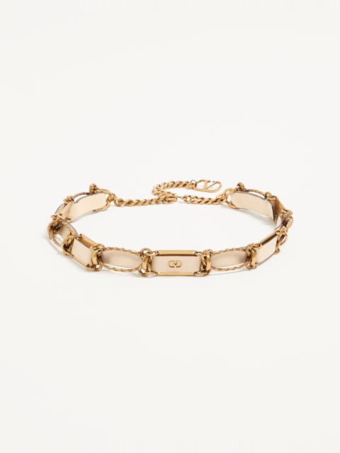 Valentino VLOGO SIGNATURE CHAIN BELT