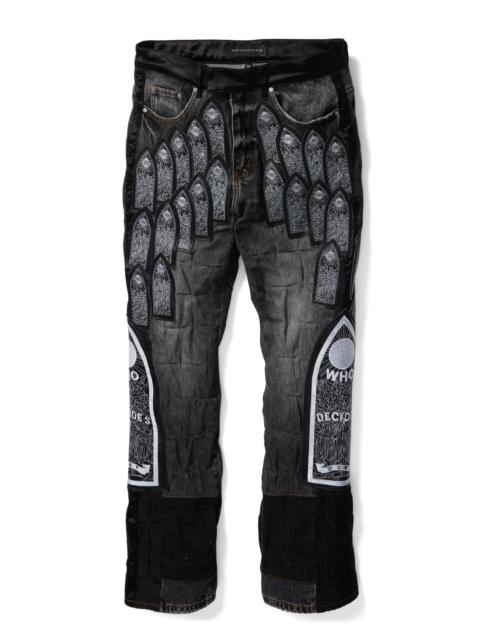 WHO DECIDES WAR PATCHED ARCH PANT