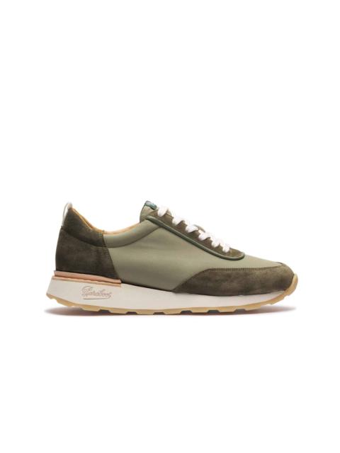 Paraboot Cosmos Khaki Velvet/Ventile - Rubber Sole