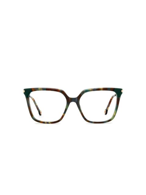 CAROLINA HERRERA square-frame patterned glasses