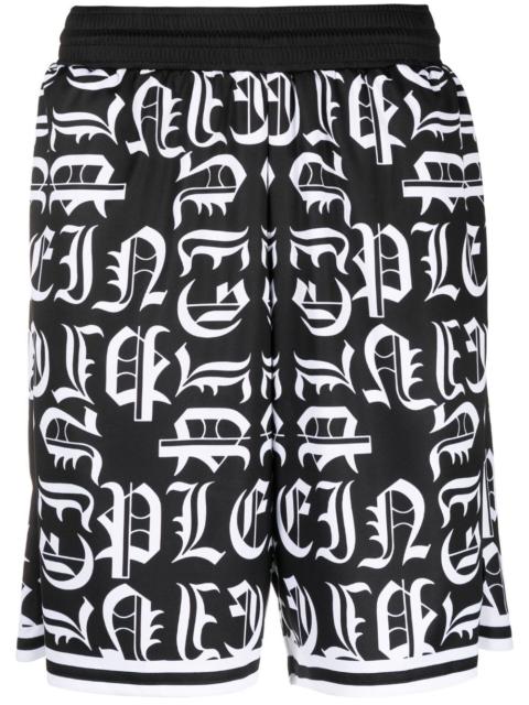 PHILIPP PLEIN Gothic Plein jogging shorts