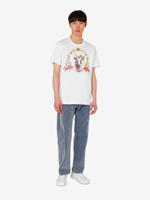Moschino ORGANIC COTTON JERSEY T-SHIRT ARCHIVE