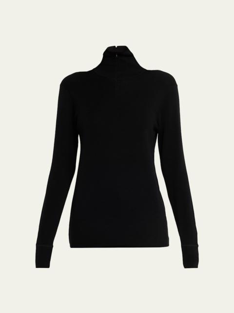 6397 Quarter-Zip Turtleneck Sweater