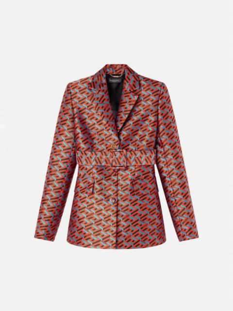 VERSACE La Greca Jacquard Jacket